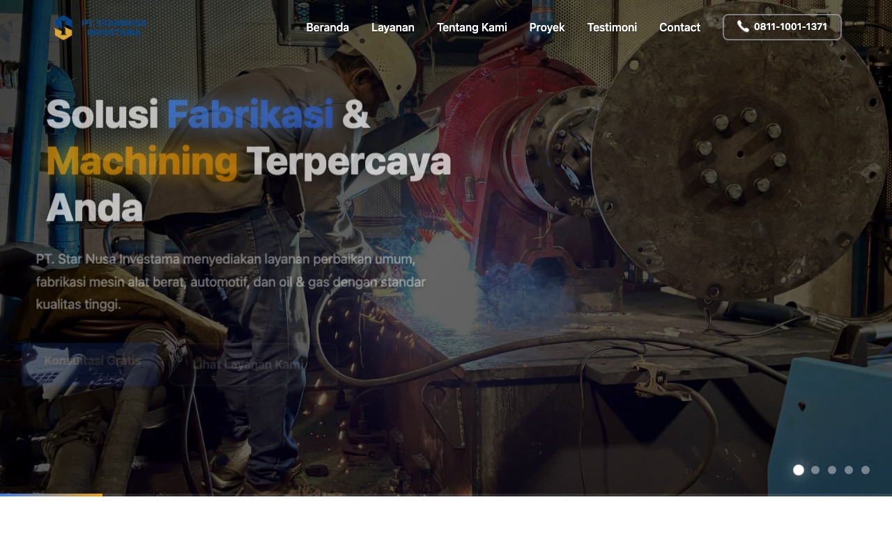 Portfolio Company Profile PT. Star Nusa Investama - Codezy Digital Agency
